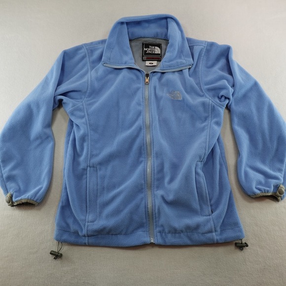 The North Face Summit Series Fleece Jacket Women's Medium Blue Full‎ Zip Hyvent - Picture 1 of 12